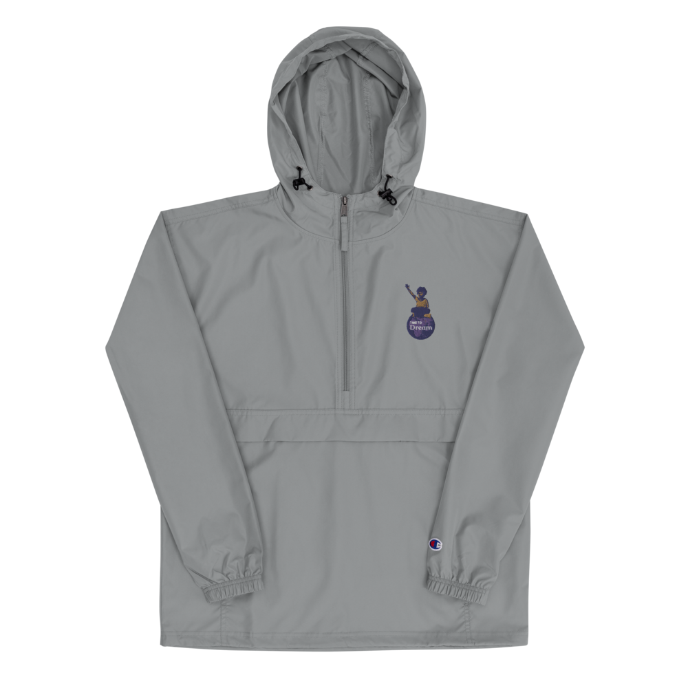 Embroidered Champion Packable Jacket – TIME TO DREAM Foundation